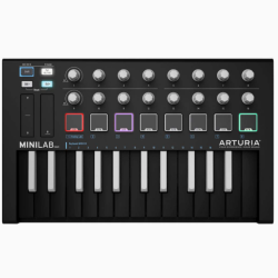 Arturia MiniLab MKII 25 keys MIDI Controller - Inverted Black