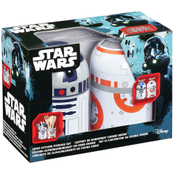 مجموعة تخزين المطبخ Disney Star Wars Bb-8 & R2-D2 (عبوة من قطعتين)