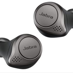 Jabra Elite 75t Earbuds for True Wireless Calls and Music – Titanium Black