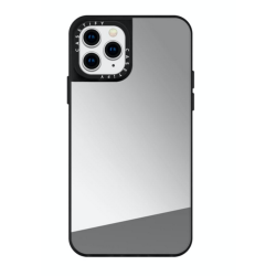 CASETIFY iPhone 12/12 Pro - Reflective Mirror Case - Silver