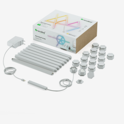 حزمة Nanoleaf Lines Starter Kit (15قطعة) من نانوليف - أبيض