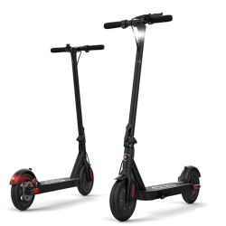 Fiat F500 E-Scooter 10 -Folding Electric Scooter, Portable Compact Stylish Trendy, 250W Motor Power, Fast 25kph, (Black)