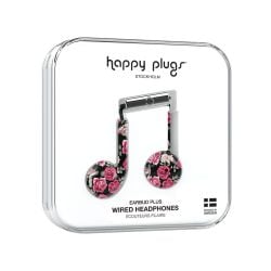 Happy Plugs Earbud Plus Stylish Wired Headphones - Green Marble