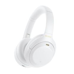 Sony WH-1000XM4 Wireless Noise-Canceling Over-Ear Headphones - Silent White