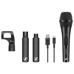 نظام ميكروفون لاسلكي رقمي Sennheiser XSW-D XLR Vocal SET مع ميكروفون ديناميكي من سينهايزر 