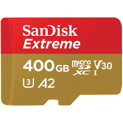 SanDisk 400GB Extreme MicroSDXC UHS-I Memory Card