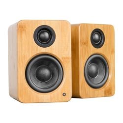 Kanto Living YU2 Powered Desktop Speakers - Bamboo 