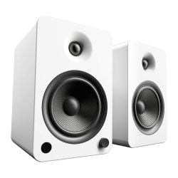 kanto yu6 powered bookshelf speakers White