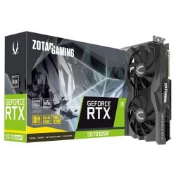 كرت الشاشة ZOTAC Gaming GeForce RTX 2070 Super Mini للألعاب 8 جيجابايت رامات GDDR6 من زوتاك