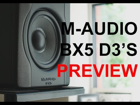 M-Audio BX5 D3 Studio Monitor Preview