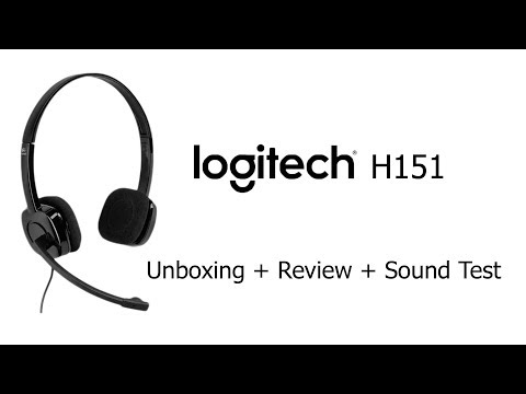 Logitech H151  - Unboxing, Full Review & Sound Test