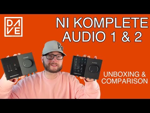 Native Instruments Komplete Audio 1 & Audio 2 Unboxing And Comparison With Scarlett 2i2