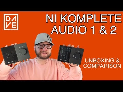 Native Instruments Komplete Audio 1 & Audio 2 Unboxing And Comparison With Scarlett 2i2