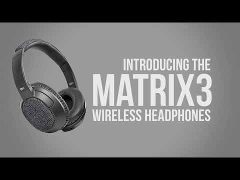 MEE audio Matrix3 Over-the-Ear Bluetooth Wireless HD Headphones with aptX and AAC