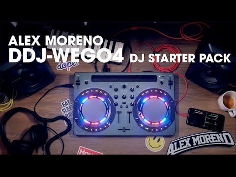 Testing out Pioneer DJ DDJ-WeGO4 with WeDJ app