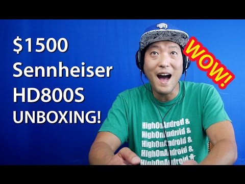 $1500 Sennheiser HD800S Unboxing & Test w/ LG V20 DAC!