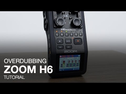 Zoom H6: Overdubbing