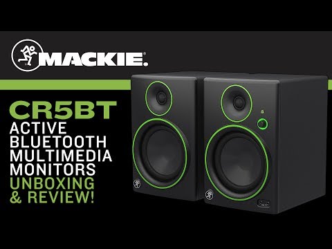 Mackie CR5BT Multimedia Bluetooth Speaker Monitors Unboxing & Review!