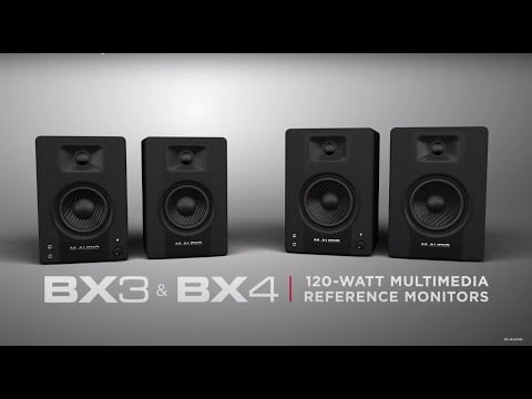 M-Audio || Introducing the BX3 & BX4 120-Watt Multimedia Monitors