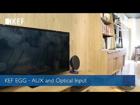KEF EGG - AUX and Optical Input
