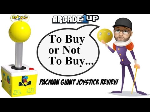 Review: Giant Namco Pac-Man Joystick From Arcade 1Up. Should you WAKA way from this novelty item?