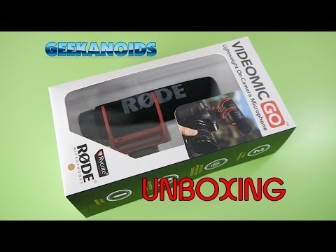 Rode VideoMic GO Unboxing & First Look @rodemics