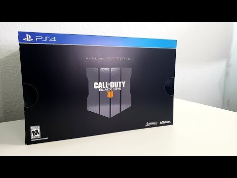 Call of Duty Black Ops 4 Mystery Box Edition Unboxing - DLC, COD PASS GIVEAWAY