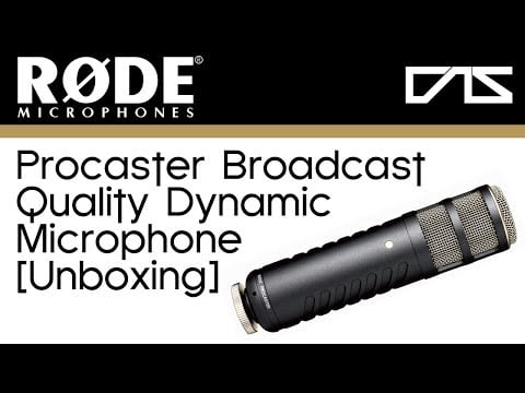 Rode Procaster Broadcast Quality Dynamic Microphone [Unboxing]