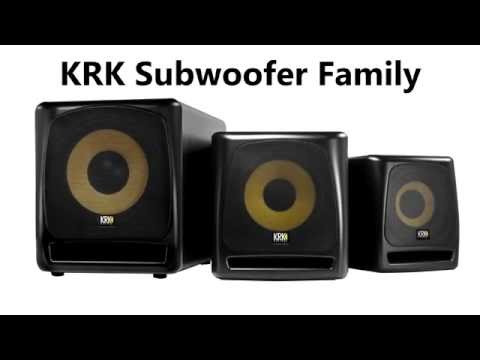 KRK Subwoofer Family - New 8 Inch Model Joins The Family