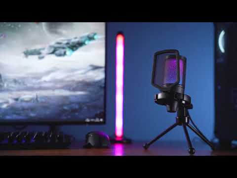 [Introduction] of FIFINE AmpliGame USB Microphone with A RGB Body for Gaming on PC/Laptop/PS Console