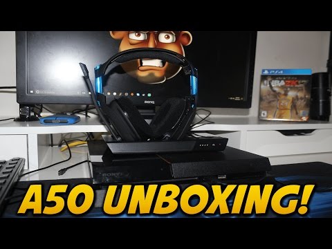 New Gen3 AstroGaming A50 Wireless Headset Unboxing - How To Setup PS4 & PC + Base Station & Mod Kit