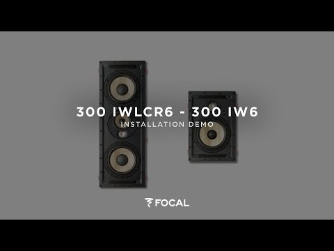 How to install 300 Series 300IWLCR6 & 300IW6 integration loudspeakers ?