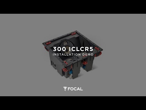 How to install Focal 300 Series 300ICLCR5 integration loudspeakers ?