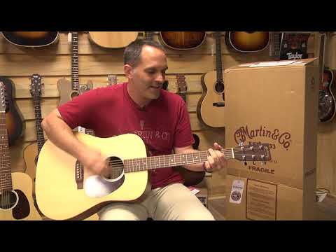 Martin DX2E-02 Guitar Demo; Wagon Wheel Cover on the Mahogany Acoustic Electric Dreadnought Natural