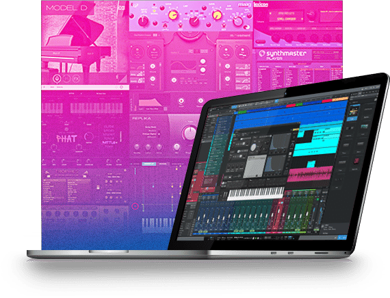 Complete music production software included.