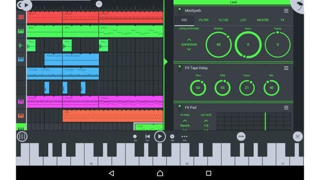تطبيقات صناعة الموسيقى FL Studio Mobile