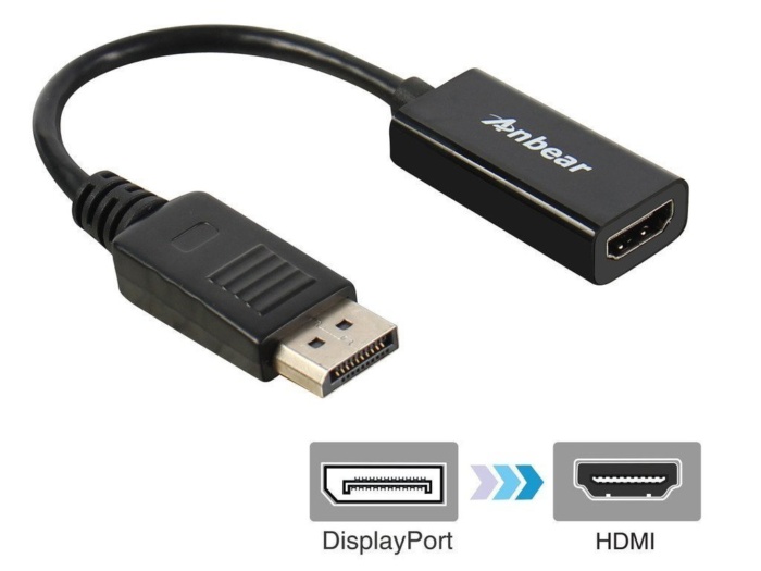 محول التلفاز DisplayPort to HDMI