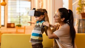 تقنيات الواقع الافتراضي للاطفال