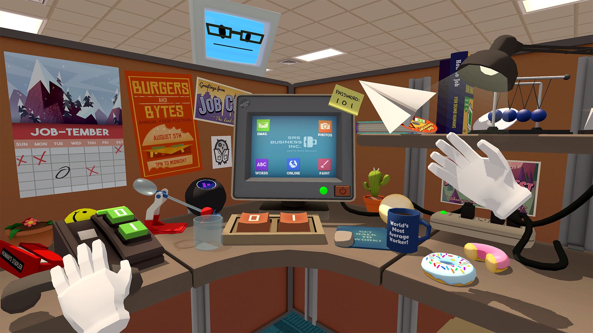 Job Simulator VR ألعاب الواقع الإفتراضي