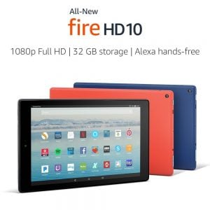 أمازون تُطلق تابلت Fire HD 10 بشاشة 10.1 بوصة لتُنافس iPad Pro 10.5