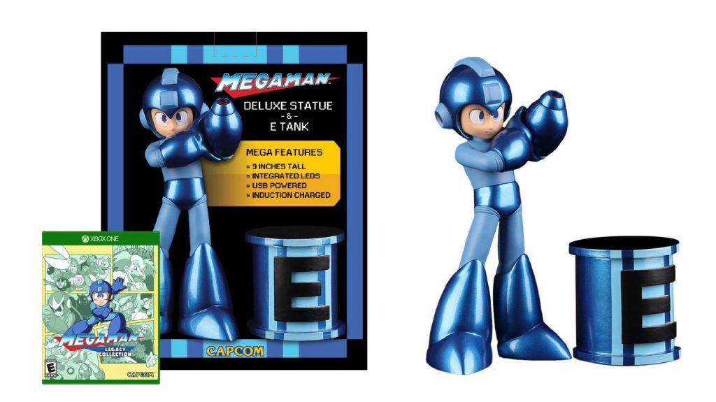 لعبة Mega Man Statue & E-Tank with Mega Man Legacy xbox one