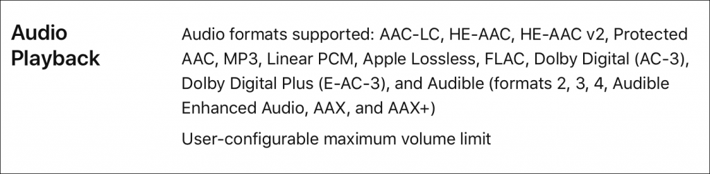 دعم ملفات FLAC للدقة العالية في هواتف iPhone X و 8 و 7