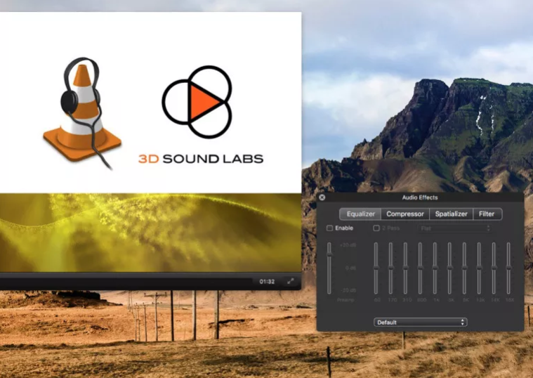 تحديث برنامج VLC 3.0 صوت ثلاثي الابعاد
