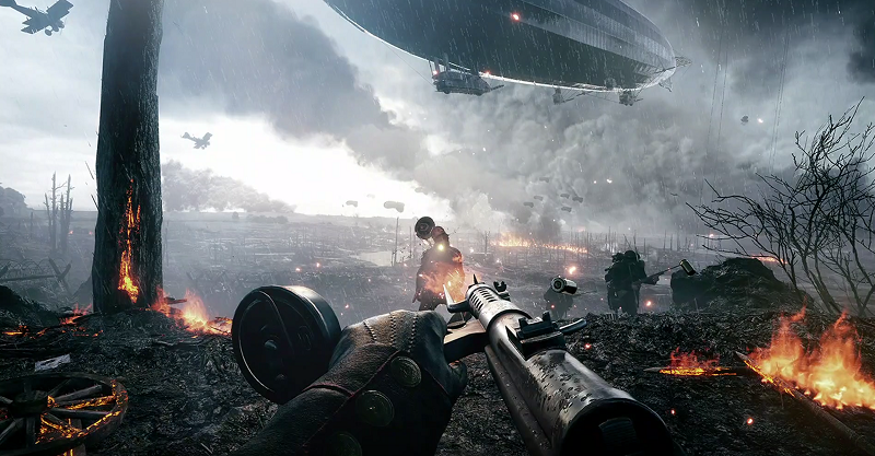 Battlefield 1 vs Call of Duty WW2 graphics