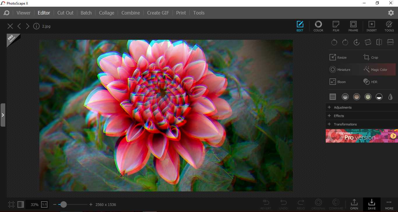 تطبيق photoscape من برامج المصورين الاحترافيين