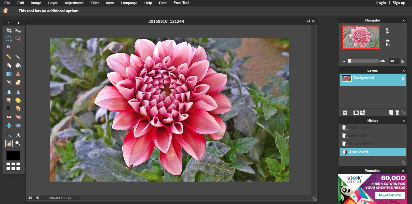 منصة pixlr editor برامج المصورين الفوتوغرافيين