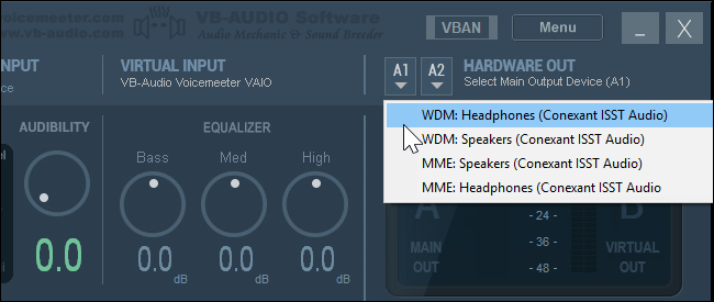 voicemeeter تشغيل صوت mono للويندوز