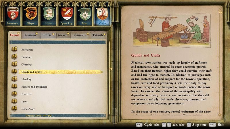المخطوطات التاريخية من داخل لعبة Kingdom Come: Deliverance