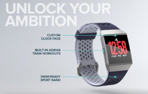 ساعة Fitbit ionic اصدار اديداس